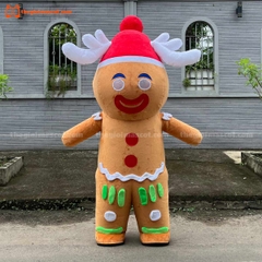Mascot Hơi Bánh Quy Gừng Mẫu 1