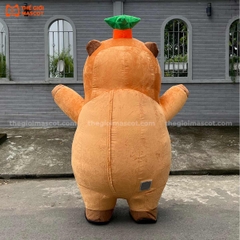 Mascot Hơi Capybara Đội Quả