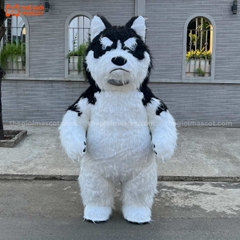Mascot Hơi Chó Husky