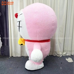 Mascot Hơi Doraemon Màu Hồng