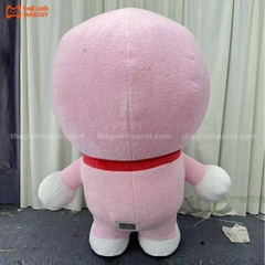 Mascot Hơi Doraemon Màu Hồng
