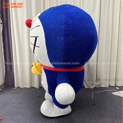 Mascot Hơi Doraemon Màu Xanh
