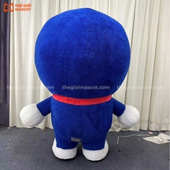 Mascot Hơi Doraemon Màu Xanh