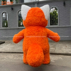 Mascot Hơi Gấu Trúc Đỏ