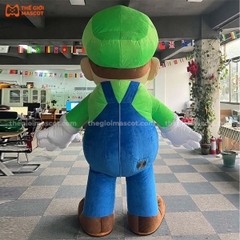 Mascot Hơi Mario Mũ Xanh