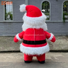 Mascot Hơi Ông Già Noel Má Hồng