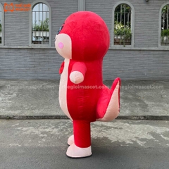 Mascot Hơi Rắn Mẫu 4 Màu Đỏ