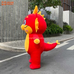 Mascot Hơi Rồng Như Ý Màu Đỏ