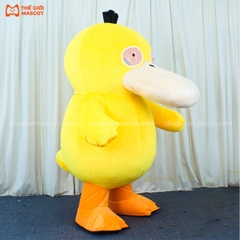 Mascot Hơi Vịt Con Màu Vàng