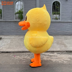 Mascot Hơi Vịt Vàng