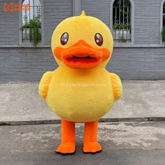 Mascot Hơi Vịt Vàng