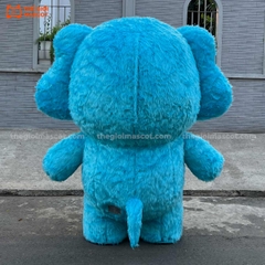 Mascot Hơi Voi Xanh