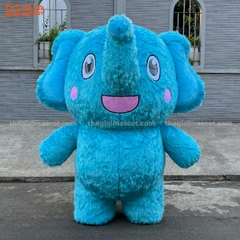 Mascot Hơi Voi Xanh