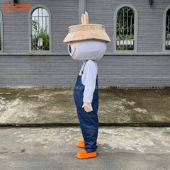 Mascot Labubu Mặc Yếm