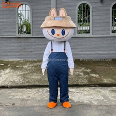 Mascot Labubu Mặc Yếm