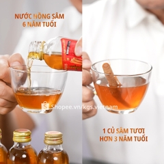 COMBO 10 - NƯỚC HỒNG SÂM CÓ CỦ + GINSENG POWER A+