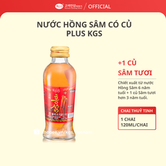COMBO 10 - NƯỚC HỒNG SÂM CÓ CỦ + GINSENG POWER A+