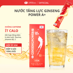 COMBO 10 - NƯỚC HỒNG SÂM CÓ CỦ + GINSENG POWER A+