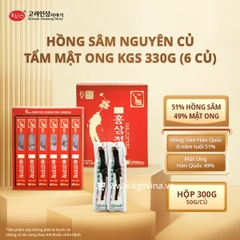 Hồng Sâm Tẩm Mật Ong KGS (50g / Củ)