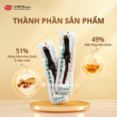 Hồng Sâm Tẩm Mật Ong KGS (50g / Củ)