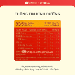 Hộp 30 Gói Nước Hồng Sâm Linh Chi KGS 1500ml (50ml/ gói)