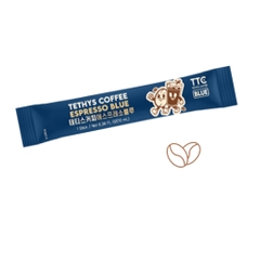 Cà phê Espresso Blue hiệu Tethys, 10ml/ gói, 30 gói/ hộp