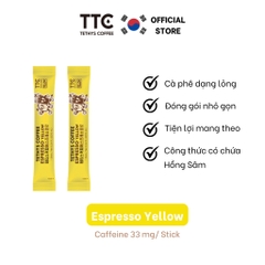 Cà phê Espresso Yellow hiệu Tethys, 10ml/ gói, 30 gói/ hộp