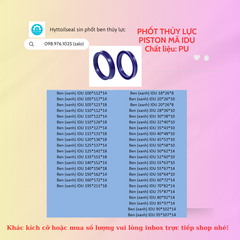 IDU 55*67*14, PHỐT CỔ TRỤC XI LANH THỦY LỰC (Rod seal/ Shaft seal)