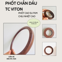TC VITON 30*50*11, PHỐT CHẮN DẦU CAO SU FKM CHỊU NHIỆT, CHỊU HÓA CHẤT TỐT