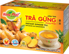 Trà Gừng Hòa Tan (Nhỏ) - Instant Ginger Tea (Small box)