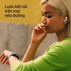 Apple Watch SE 3 44mm (5G) Viền Nhôm Dây Cao Su Size S/M | Chính hãng Apple Việt Nam