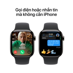 Apple Watch Series 10 46mm 4G Viền Titan Dây Cao Su Size S/M | Chính hãng Apple Việt Nam