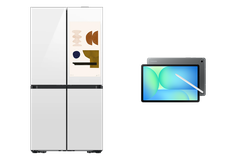 Bespoke AI Tủ Lạnh 4 Cửa Màn Hình Thông Minh Family Hub™+ 636 L & Galaxy Tab S10 FE (Wi-Fi)