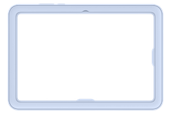Bao da khung Frame Galaxy Tab S11, Xanh Nhạt