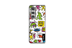 Keith Haring Pattern Eco-Friends Case for Z Fold5