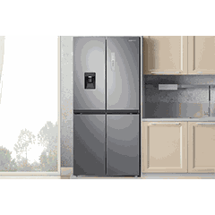 RF4000TM French Door Refrigerators with Non-Plumbing Water Dispenser RF48A4010M9/SV