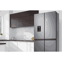 RF4000TM French Door Refrigerators with Non-Plumbing Water Dispenser RF48A4010M9/SV