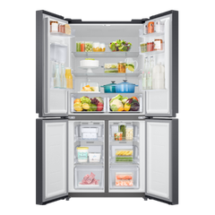 RF4000TM French Door Refrigerators with Non-Plumbing Water Dispenser RF48A4010B4/SV