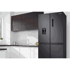 RF4000TM French Door Refrigerators with Non-Plumbing Water Dispenser RF48A4010B4/SV