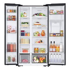 RS4000DC Side by Side with Water Dispenser