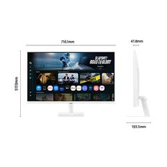 32" Smart Monitor M7 M70F 4K Samsung Vision AI