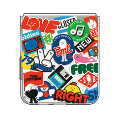 Ốp lưng mỏng Sticky Monster Lab Relax Galaxy Z Flip6