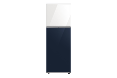 Tủ Lạnh Bespoke Ngăn Đông Trên với Đông Mềm Linh Hoạt 4 Chế Độ Optimal Fresh+ màu Trắng Thạch Anh/Xanh Navy, 305L