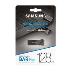 BAR Plus USB 3.2 Gen 1 Flash Drive Gray