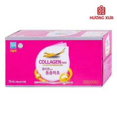 Nước Collagen5000 Đông Trùng Hạ Thảo BIOK Hộp 10 Chai