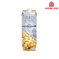 Sữa hạt macca  nguyên chất 137 Degrees hộp 1 lít