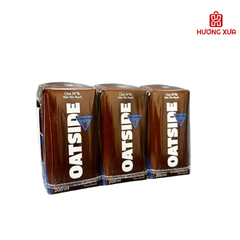Lốc 3 hộp sữa yến mạch vị socola Oatside 200ml