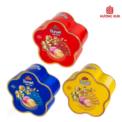 Kẹo cứng sữa trái cây Bonart Nhân Sốt Trái Cây (HT hoa mai) 120g