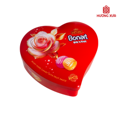 Kẹo cứng sữa trái cây Bonart Nhân Sốt Trái Cây (HT trái tim nhỏ) 70g