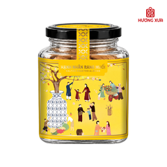 Hạnh nhân rang muối PH hũ thủy tinh vuông 200g
